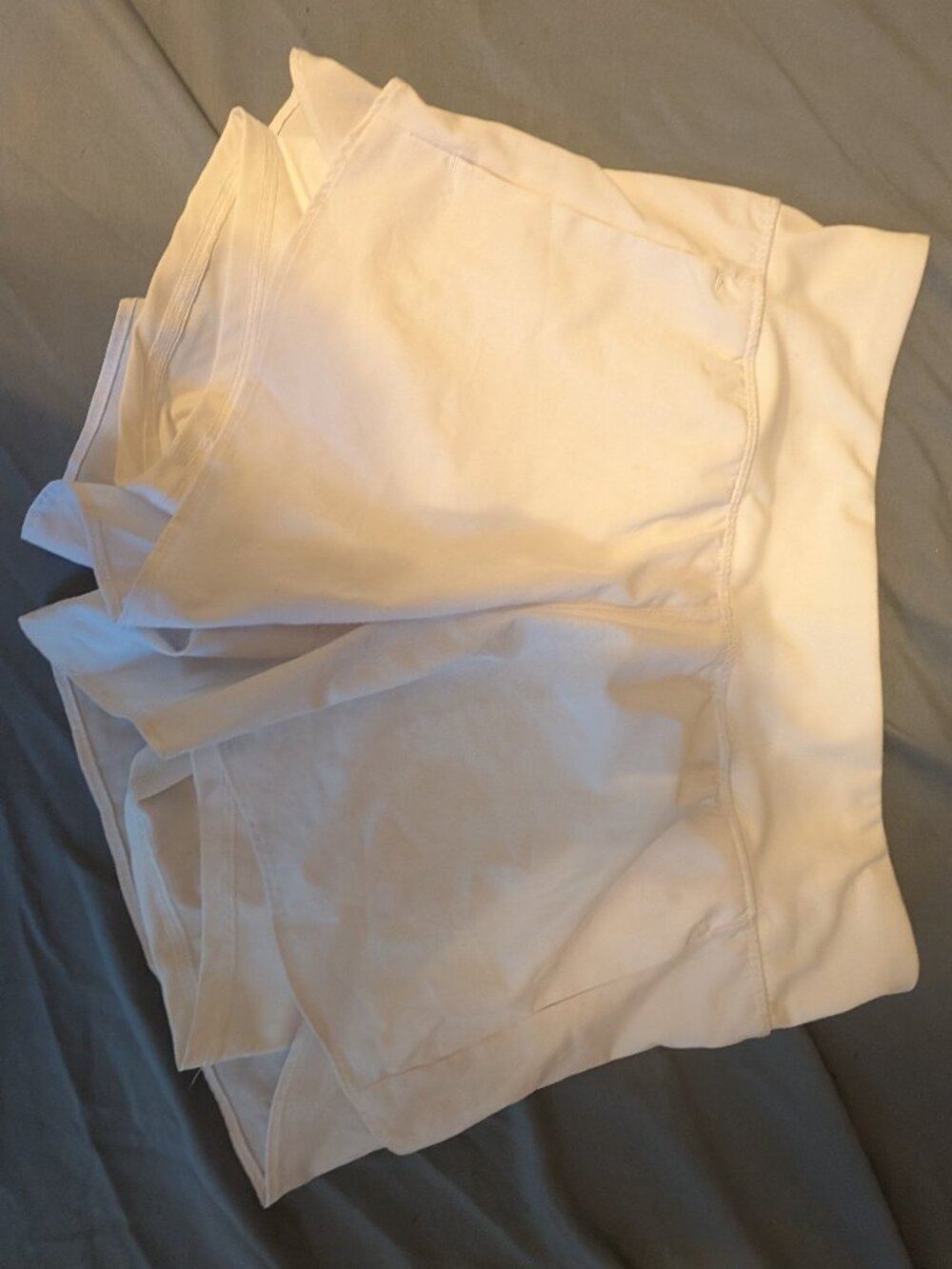 White Avia active shorts